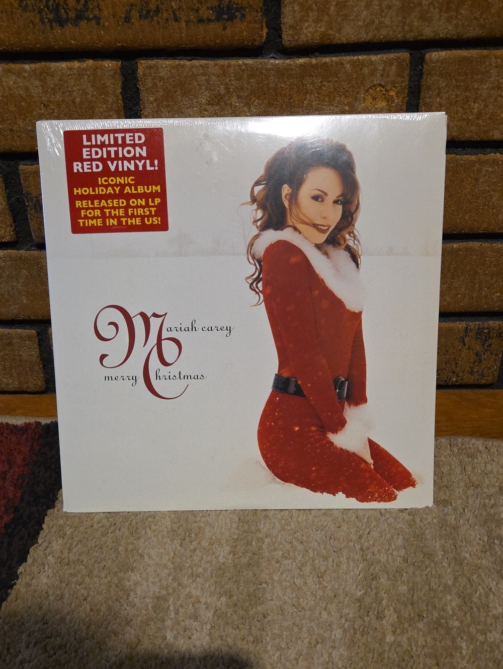 NWT Mariah Carey Holiday Album Merry Christmas Red Vinyl